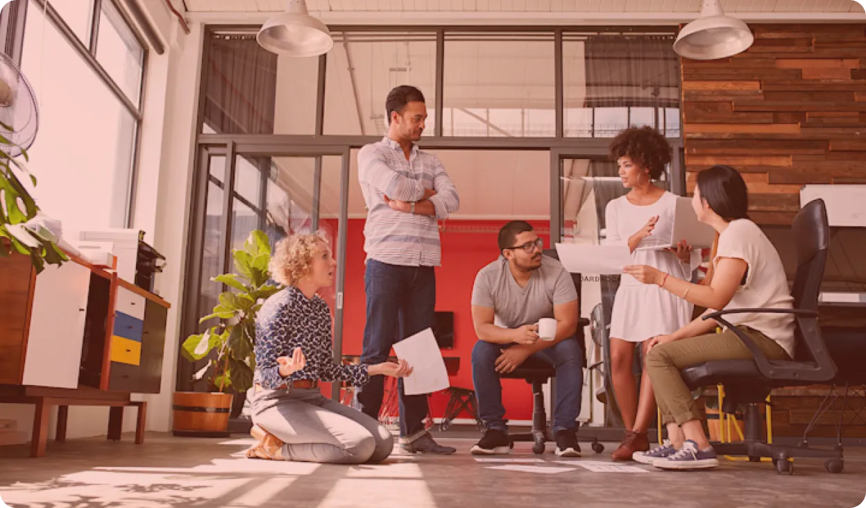 Team collaboration session