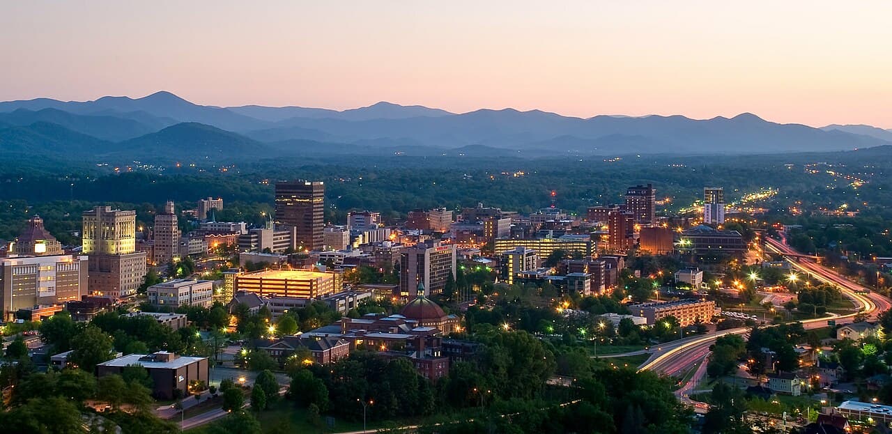 Asheville, NC skyline