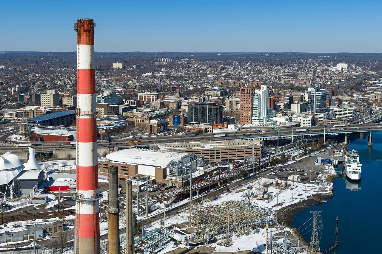 Bridgeport, CT skyline