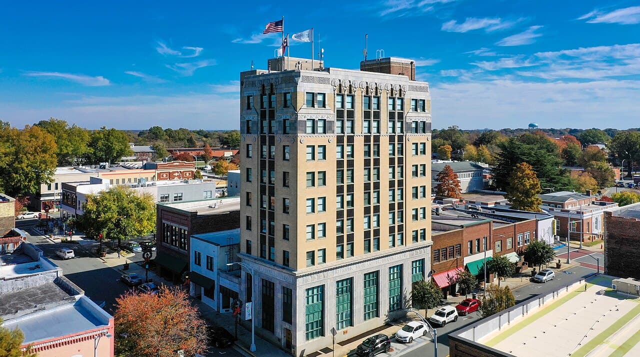 Burlington, NC skyline