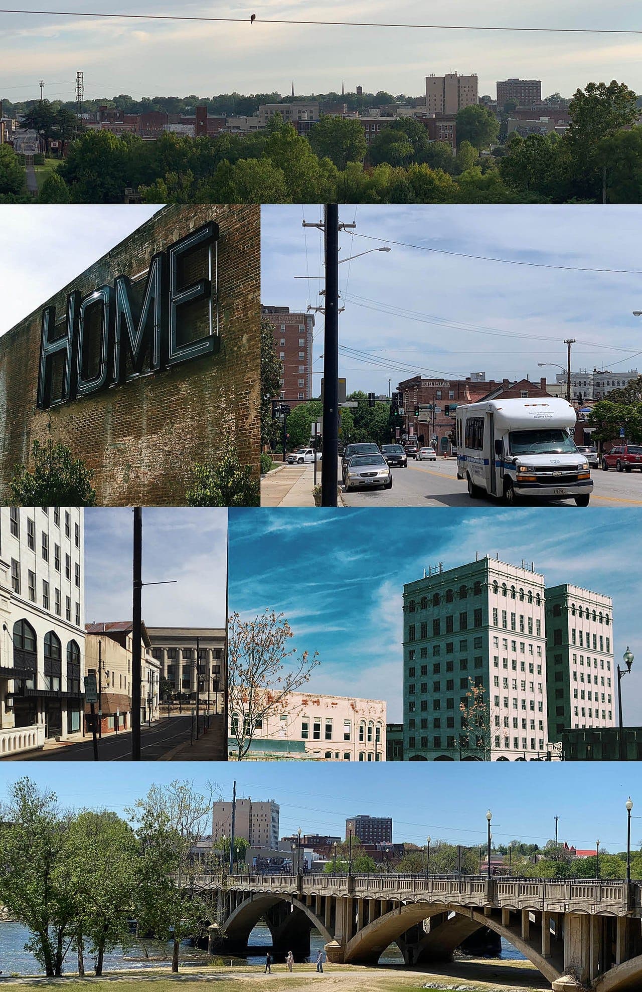 Danville, VA skyline