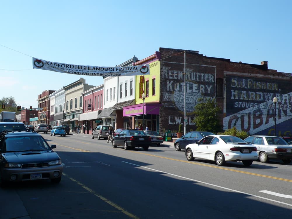 Radford, VA skyline