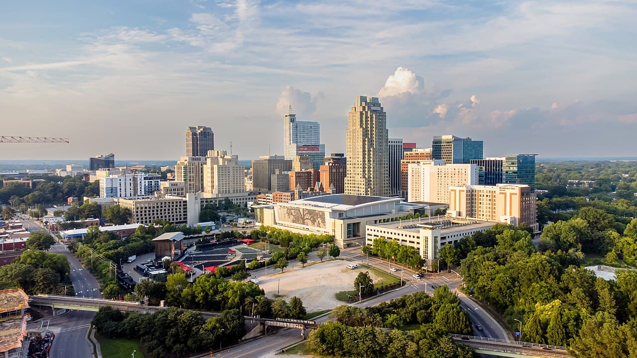 Raleigh, NC skyline