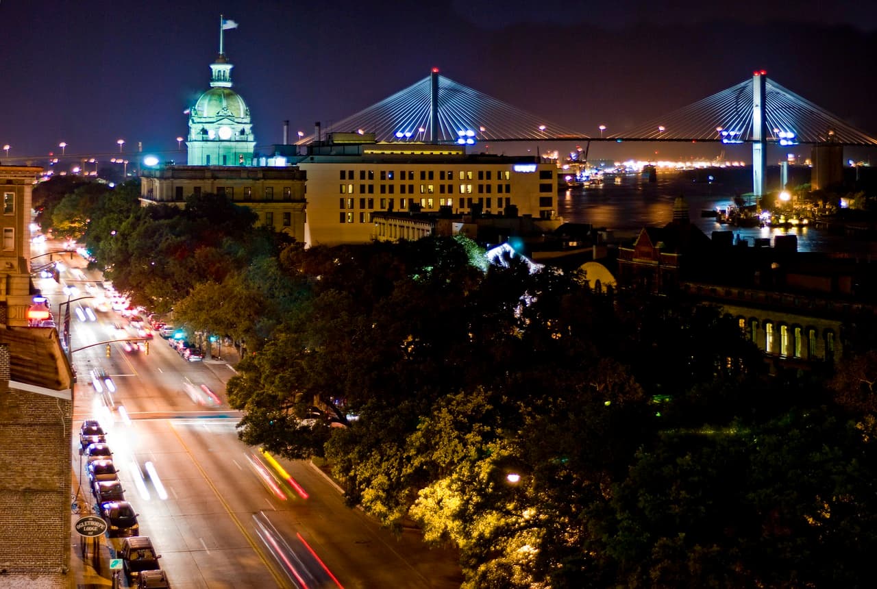 Savannah, GA skyline