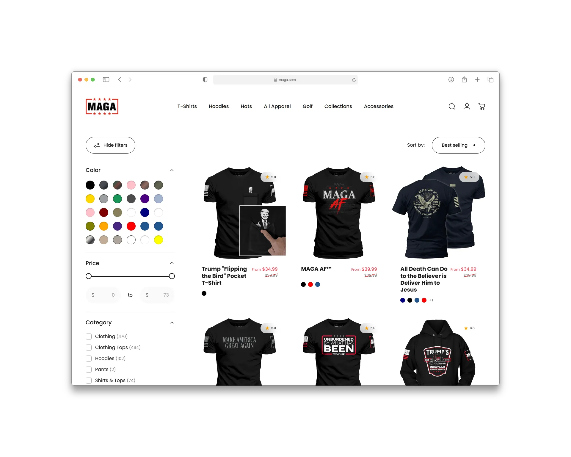 Alokai storefront screenshot