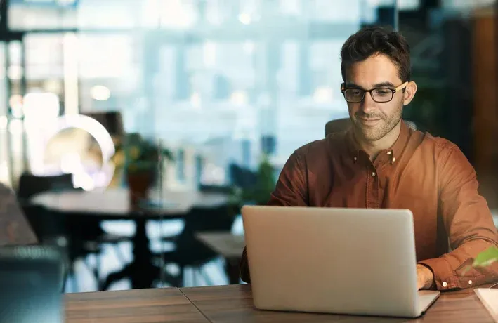 Professional working on commercetools solutions