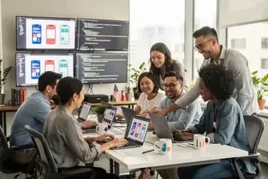 Android phone showing app interface