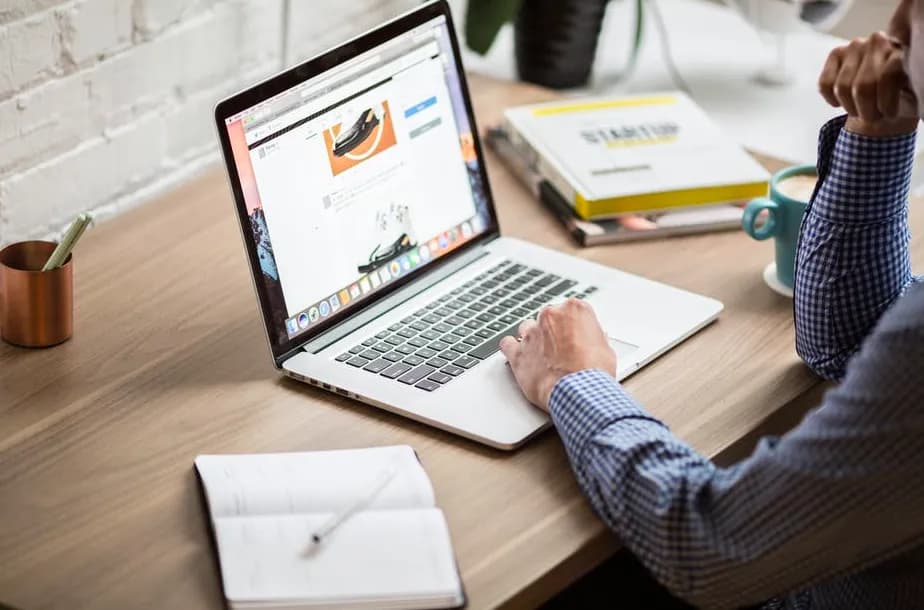 Laptop showing integration dashboard