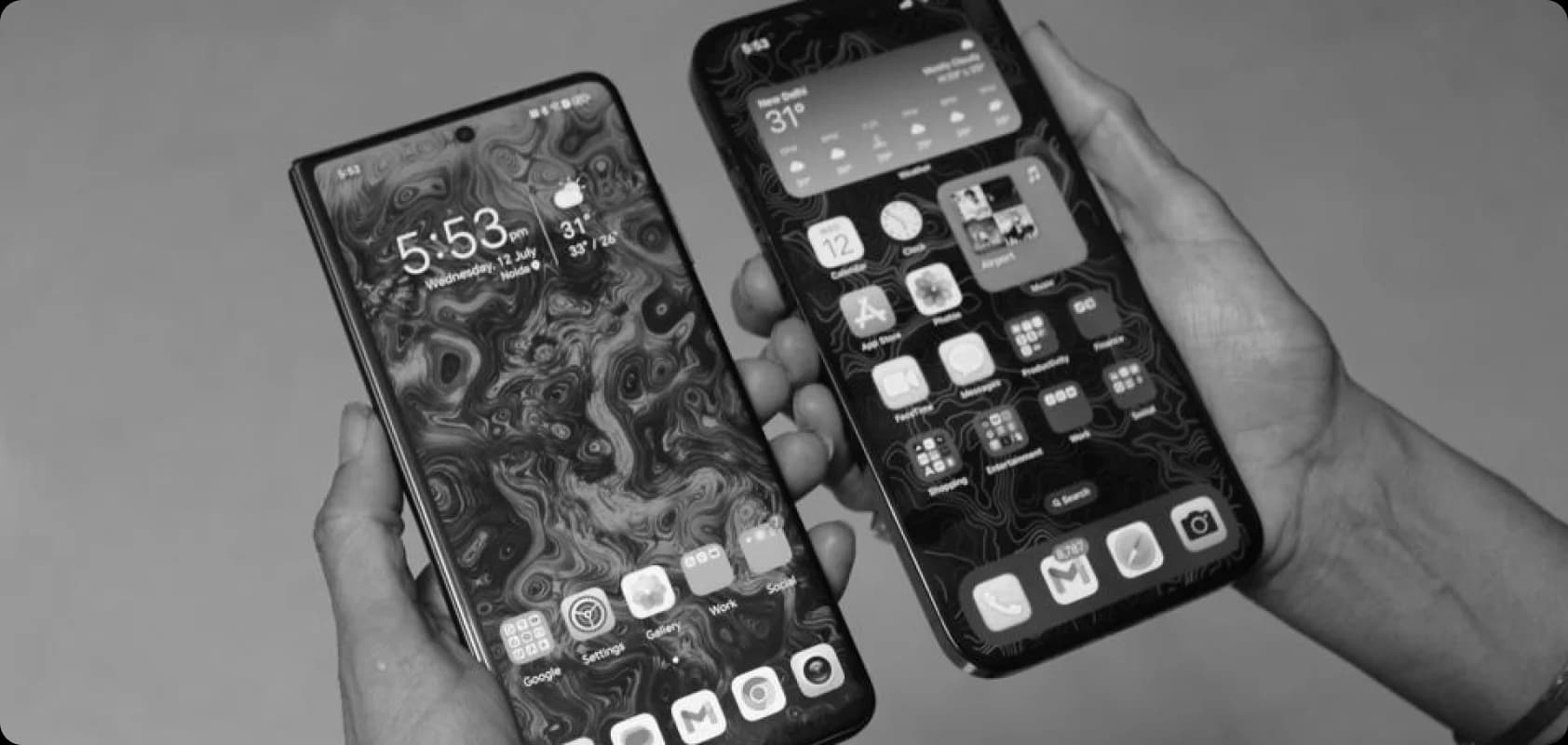 Team working on React Native cross-platform development