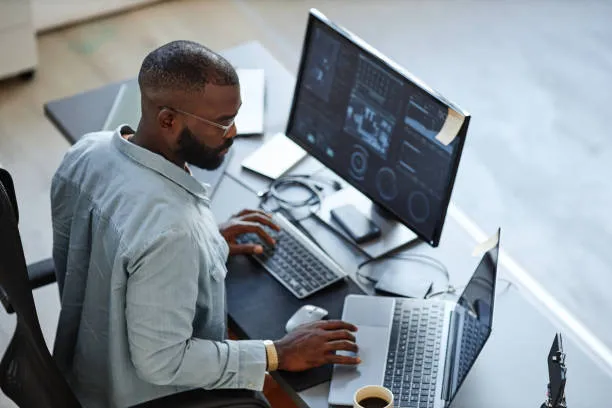 Developer working on user experience design