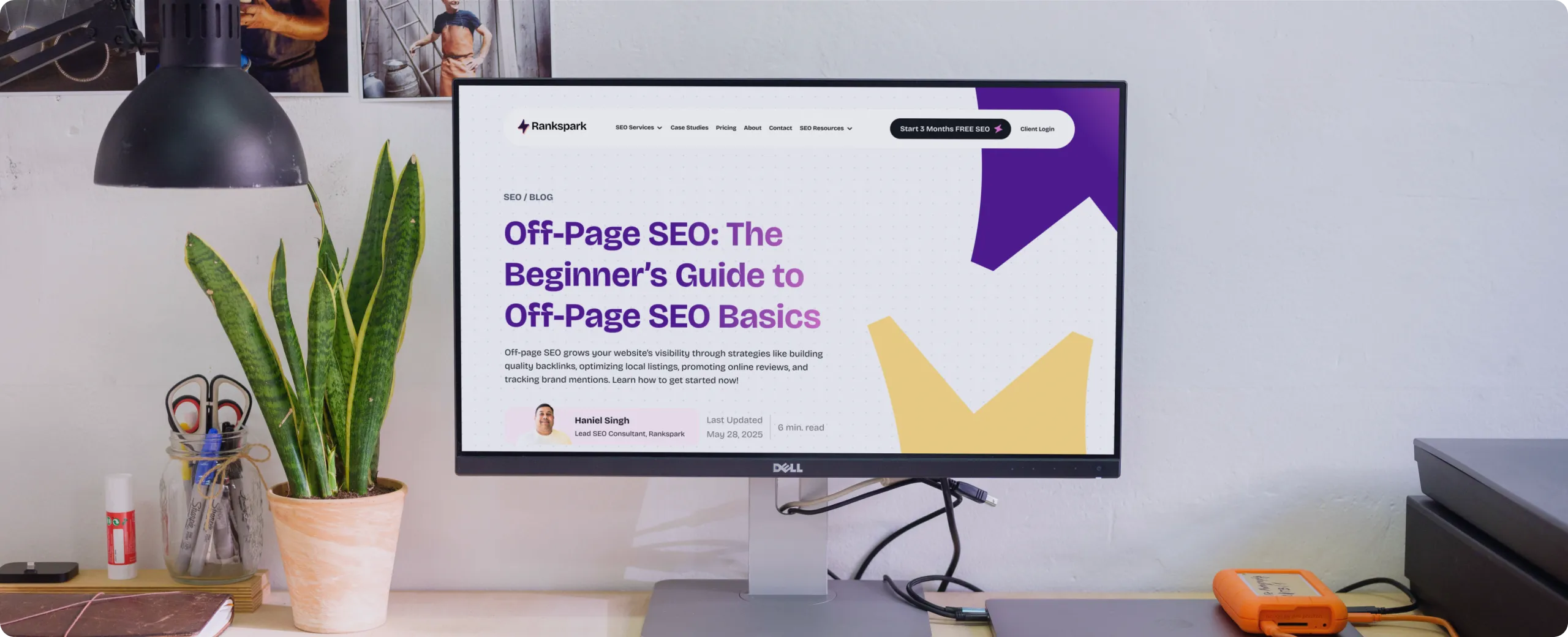 Theme development on Dell monitor