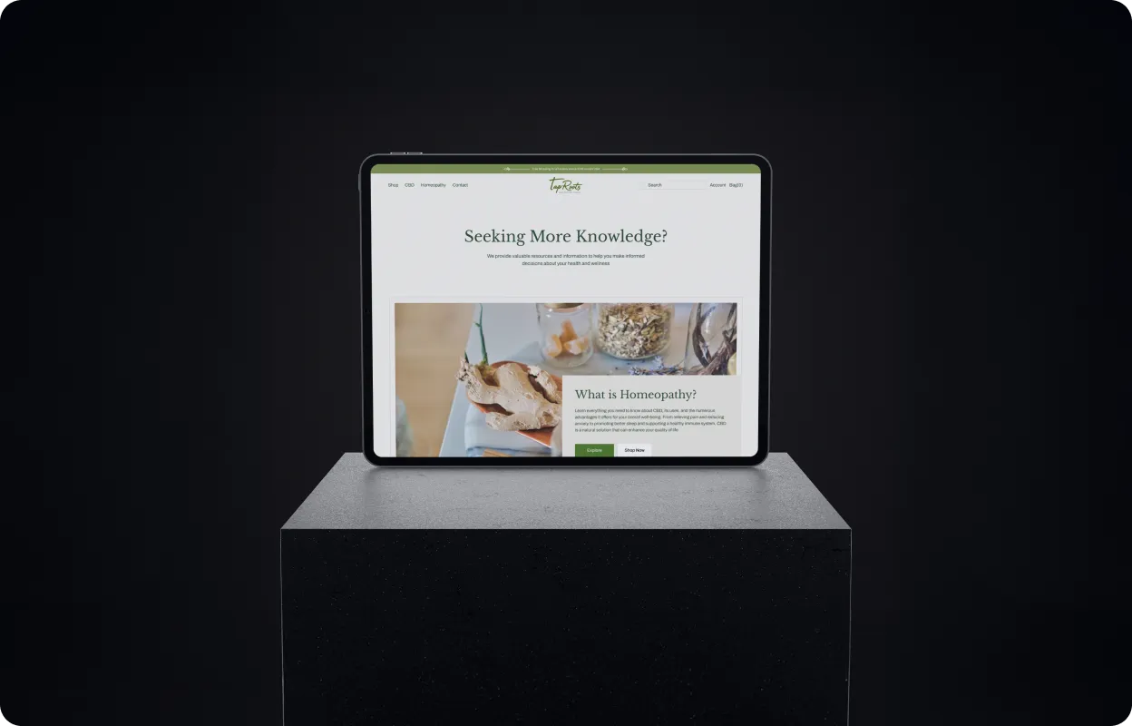 Custom platform showcase