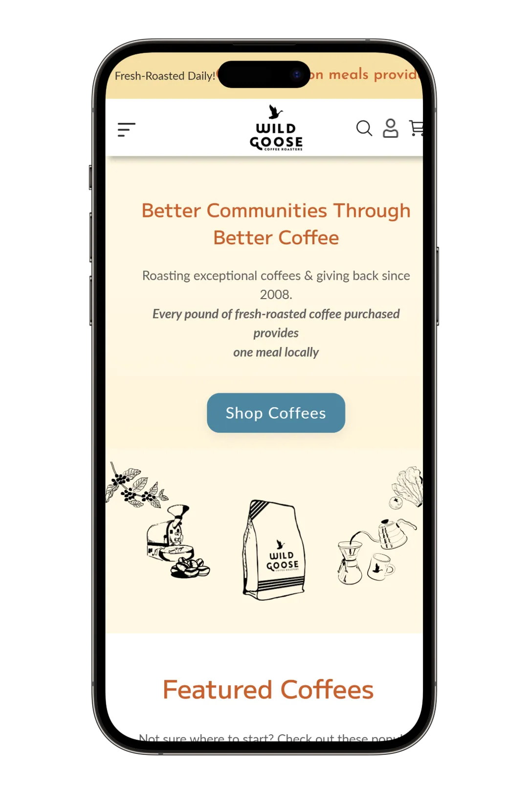 Localized mobile storefront
