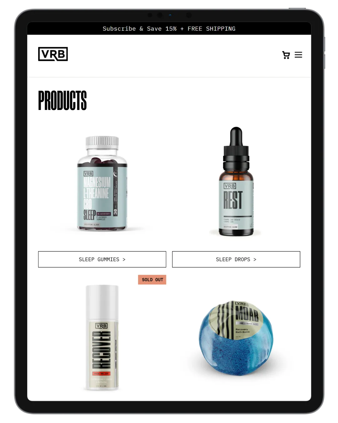 Tech integrations storefront dashboard